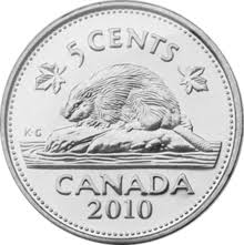 Canada 5cent coin
