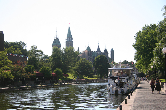Rideau Canal with Parliament Building