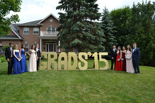 Prom garden party